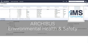 ARCHIBUS Environmental Health & Safety Application