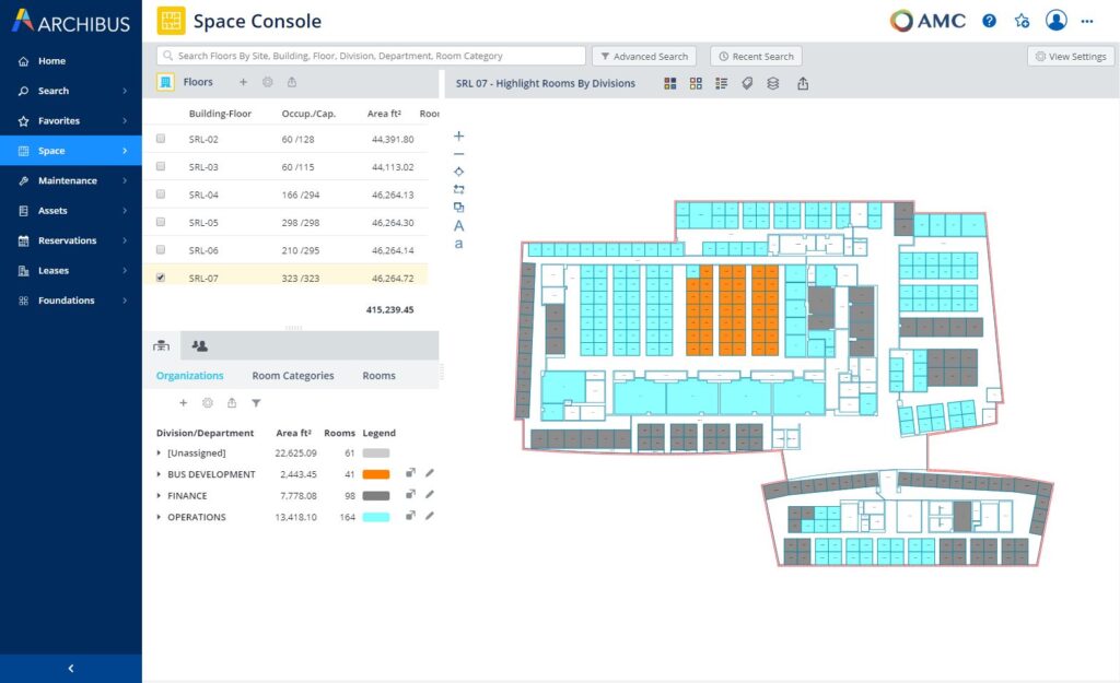 Archibus Space Management